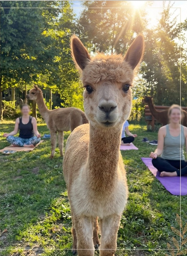 Riverflow Yoga und Alpaka